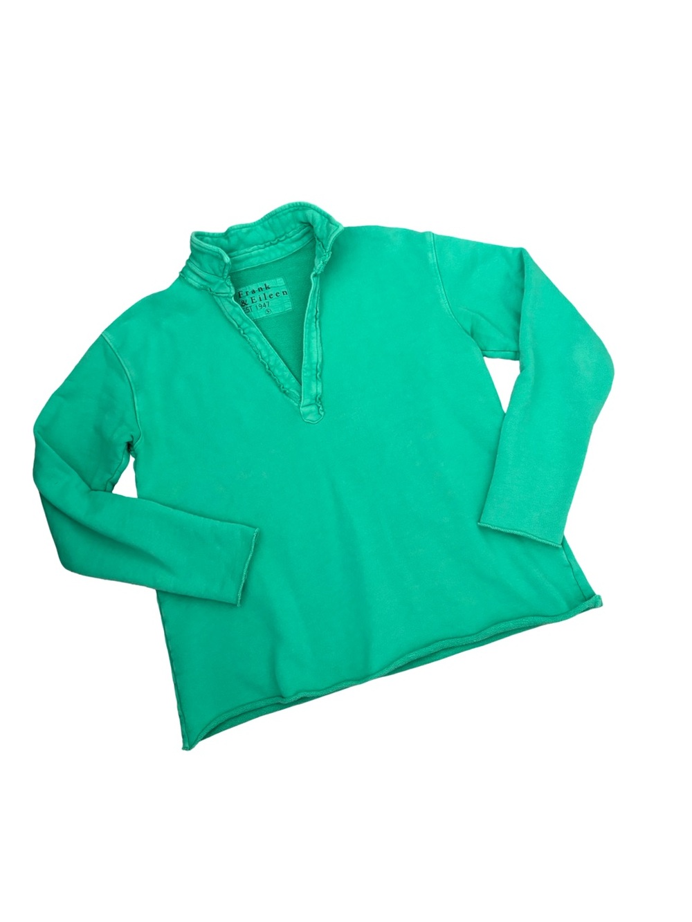 Frank & Eileen Women’s Popover Henley in Green